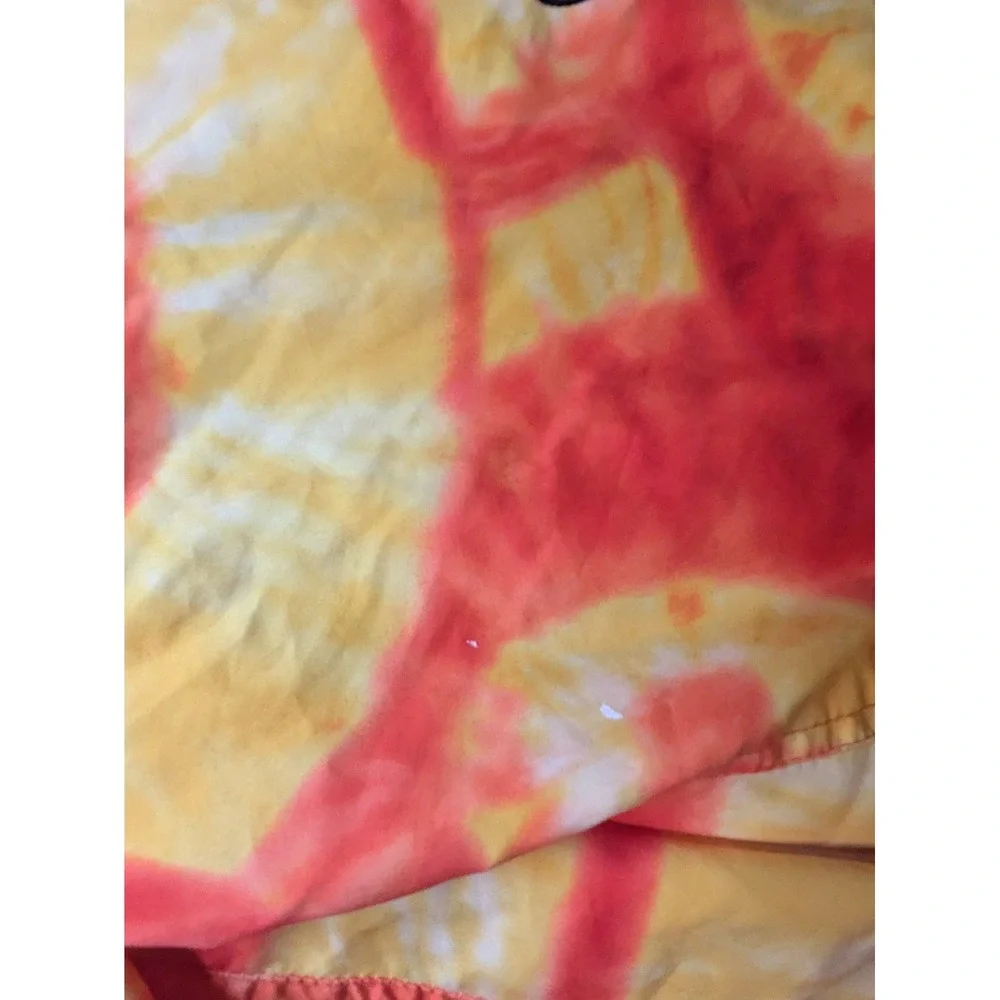 Maui and Sons Mens Tie Dye Graphic Swim Board Shorts Medium Mesh Lined Medium